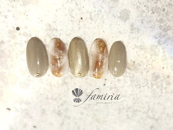ファミリア/当店人気★マーブル大理石ネイル