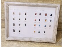 アノ チャーム(ano charm)/フラットラッシュカラーチャート