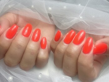 ジョアネイル(JOA Nail)/ワンカラー/オレンジ/夏カラー