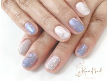 ラムネイル 元町(RamuNail)の雰囲気（しずくがこぼれ落ちそう！水滴ネイル）