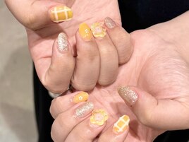 チェックネイル