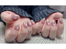 メオネイル(MEO NAIL)/くすみピンクのチークマグネット