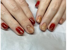 ニコッテ 本厚木(nicotte.)/冬ネイル/柄ネイル