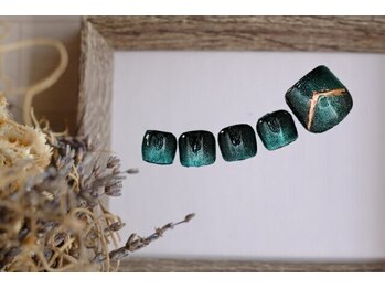 ファストネイル 恵比寿駅前店(FAST NAIL)/フット　チェック柄　【11695】