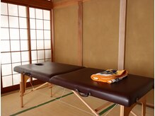 和室の部屋を使ってます。