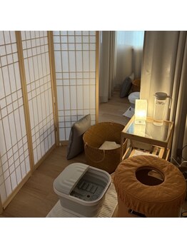 和nigi -ににぎ- ≪黄土よもぎ蒸し＆ドライヘッドスパ≫の写真/【疲れをリセット。心が落ち着く温活】城南区片江にある、韓国発祥よもぎ蒸しサロンです◇