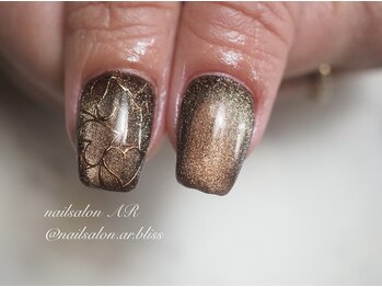 ネイルサロンアンドスクール エーアール(AR)/大人バレンタインネイル♪