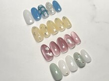 クランベリーネイル 代官山 恵比寿(cranberry nail)/4月限定定額Aデザイン