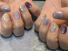 アネモネネイル(anemone nail)