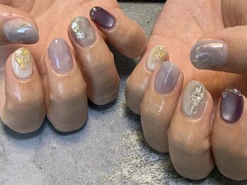 アネモネネイル(anemone nail)の写真/JNA1級ネイリストが叶える、トレンドもモチも妥協しない指先へ☆豊富な最新旬デザインからセレクト可能♪
