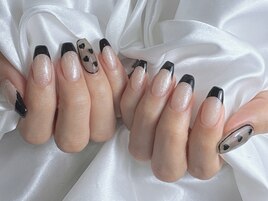 ハートフレンチネイル