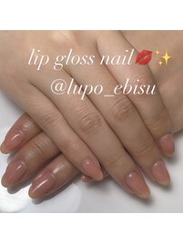 lip gloss nail ☆