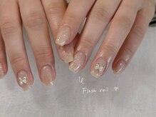 ア―ジュポシェフリル 下大利店(age poche Frill)/フラッシュネイル