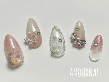 アムールネイル 新宿西口店(Amour Nail)/韓国ワンホン　ゴージャスコース