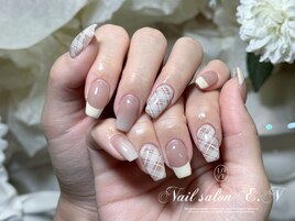 チェックネイル