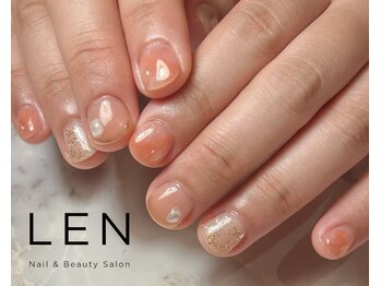 レン(LEN.)/短めのネイルも◎ニュアンス