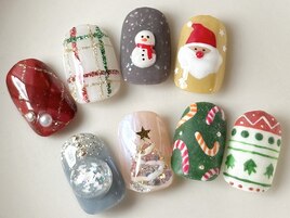 クリスマスネイル