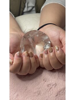 チェリーブロッサム(A CHERRY BLOSSOM)/ベージュとラメ