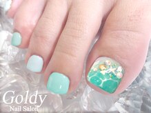 ネイルサロン ゴールディ(NAIL SALON GOLDY)/FOOT華やかアートコース