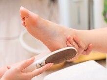 銀座巻き爪補正店/カサカサなかかともツルスベい♪