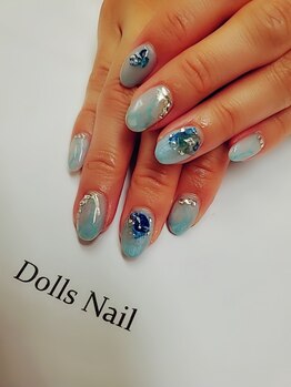 トータルビューティーサロン ドールズ(total beauty salon Dolls)/大理石ビジューアート