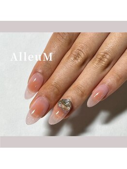 アリューム 北山/チークネイル ダイアミ長さ出し