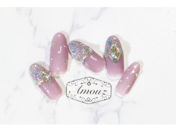 アモウズ(Amouz)/定額【テーマ:ガラスフレンチ】3