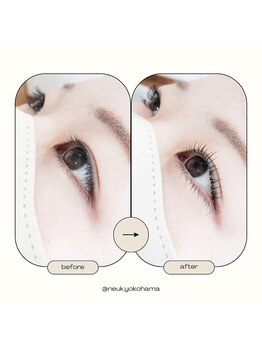 ヌーク(neuk.)/こだわりの上下まつげパーマ