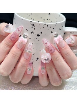 クイーンズビューティーサロン 新宿本店(Queen's beauty salon)/チップ長さだしやりつけ放題