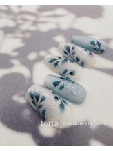 クランベリーネイル 代官山 恵比寿(cranberry nail)/ニュアンスフラワーネイル