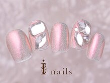 アイネイルズ 町田店(I nails)/ビジューミラーネイル11500円