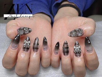 ゼン ネイル デザイン 池袋(ZEN NAIL DESIGN)/長さだしやり放題×つけ放題