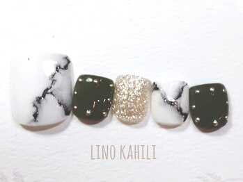 リノ カヒリ アイラッシュ(Lino kahili)/【フット】定額アート