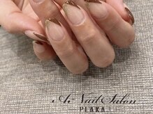 エーネイルサロン プラーカ本店(A-Nail Salon)/　Vフレンチ