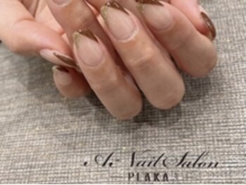 エーネイルサロン プラーカ本店(A-Nail Salon)/　Vフレンチ
