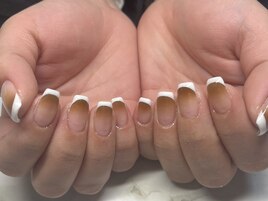 グラデーション×フレンチ