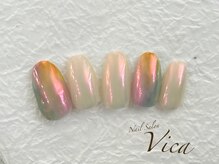ヴィカ(Vica)/ニュアンス☆ミラーネイル