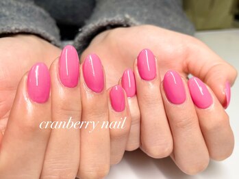 クランベリーネイル 代官山 恵比寿(cranberry nail)/ピンクワンカラー