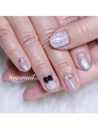 パラジェルツイードネイル☆