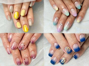 ヘアーアンドネイル ルシア(Hair&Nail Lucia)の写真/【大人気！定額デザイン♪】色変えOKで自由度が高いので自分らしさも表現可能！