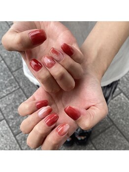 カッツ エステティックサロン 元町(CUT S)/秋カラーニュアンスネイル