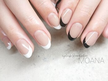 モアナ なんば店(MOANA)/アシメカラーフレンチ