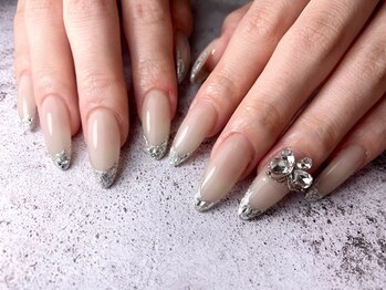 モモネイル 蒲田店(MOMOネイル)/ガラスフレンチ