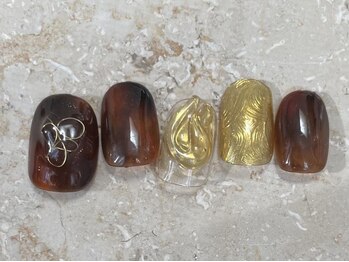 アオ 渋谷(ao.)/シンプルネイル