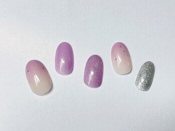 藤パープルグラデーション♪