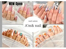 A'm&  nail 高槻 -フィルイン/巻き爪矯正-【アムアンドネイル】