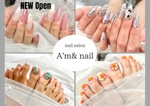 A'm&  nail 高槻 -フィルイン/巻き爪矯正-【アムアンドネイル】