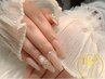 【長さ出し】◎6本アート・ストーン・パーツ付け放題 ◇¥8600