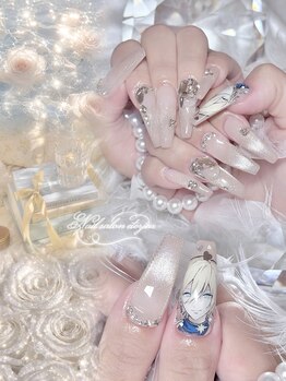 エタージュ(eterjeu)の写真/【心斎橋/大人のモテかわ♪】高技術で複雑な痛ネイルや推し活デザインも完全再現♪長さだし/持ち込みOK！