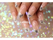 ネイル シャンブル(nail CHAMBRE)/ガラスフレンチ　¥6670